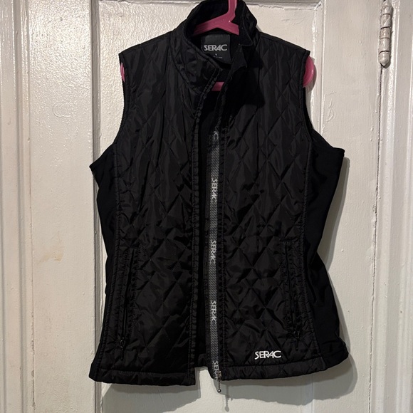 Serac Jackets & Blazers - Serac Women's Black Quilted Vest